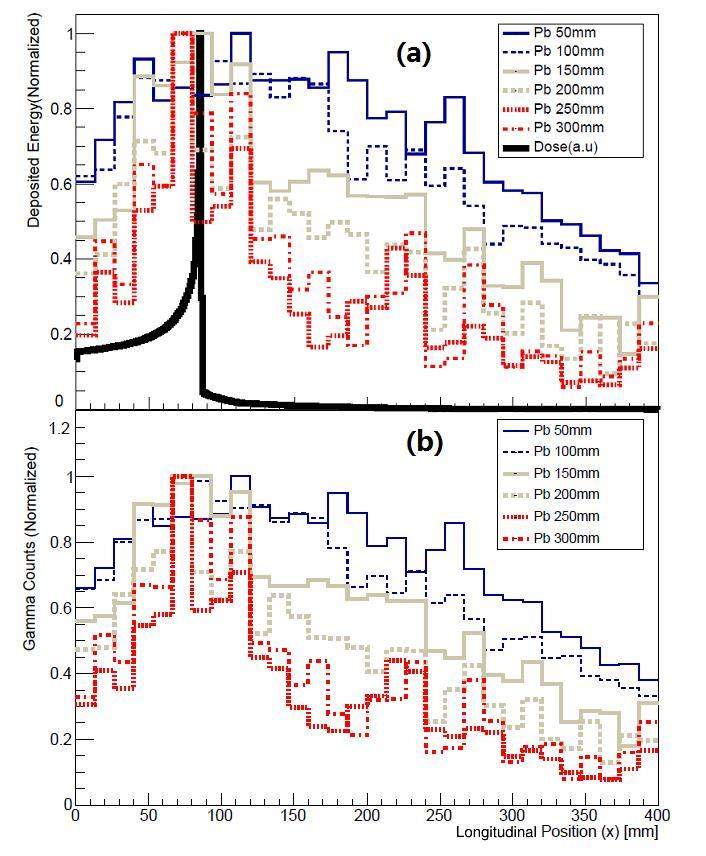 Design of detector to monitor the Bragg peak location of carbon ions by ...